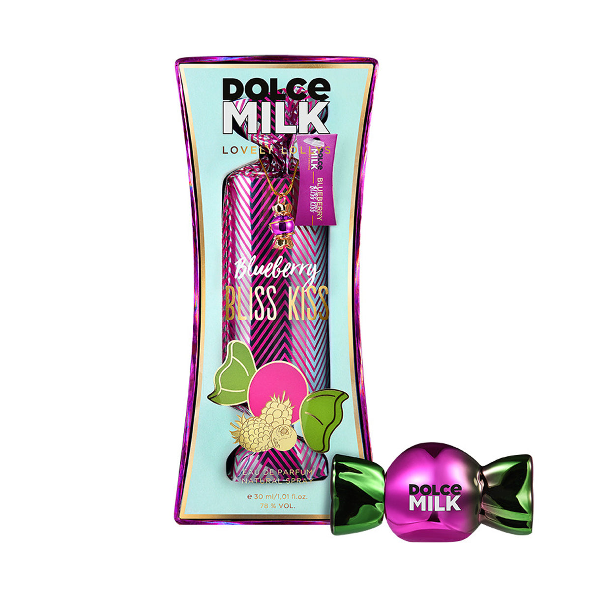 Dolce Milk Eau De Parfum Lovely Lollys Blueberry Bliss Kiss 30ml